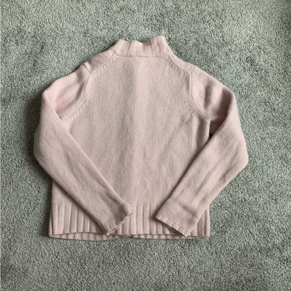 Gap light pink knit button up sweater with sequins vintage size xl - Picture 2 of 10